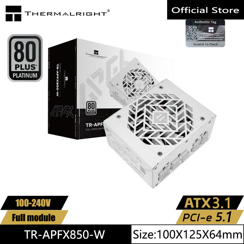 1000W White Modular Power Supply - Alimentatore per case PC Thermalright TR-APFX850/1000-W