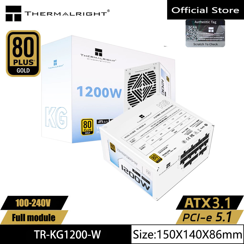 Thermalright TR-KG1200-W/1000- - 1000W White Modular Power Supply recensione e prezzo